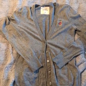 Grey hollister sweater